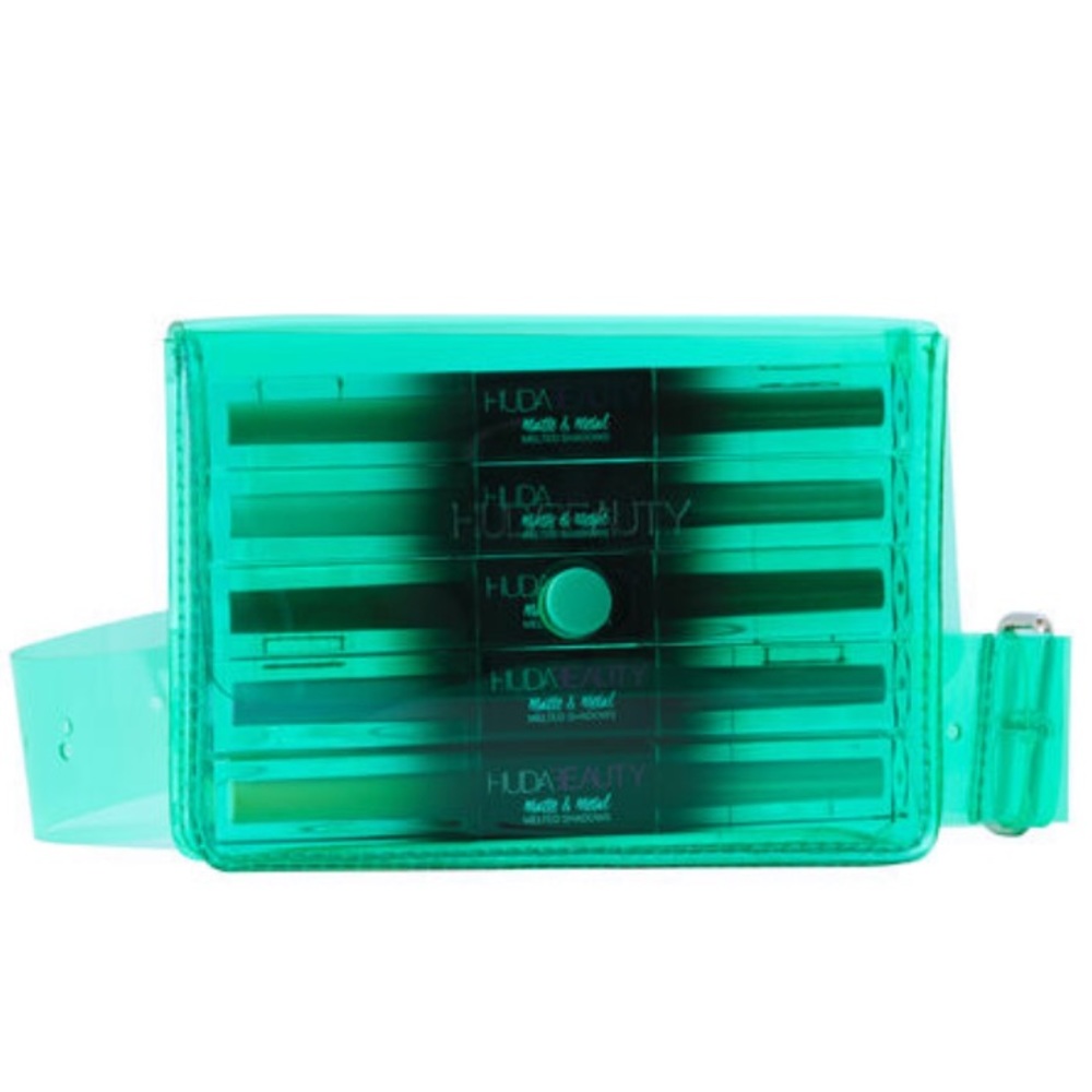 Huda Beauty Clear neon belt bag